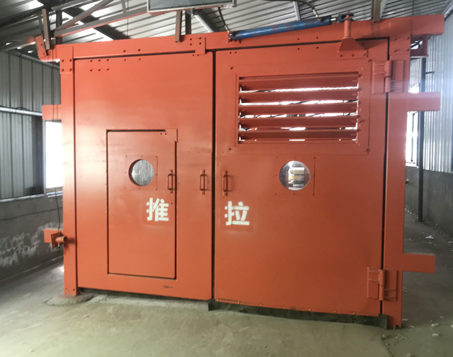 竹胶板无压风门